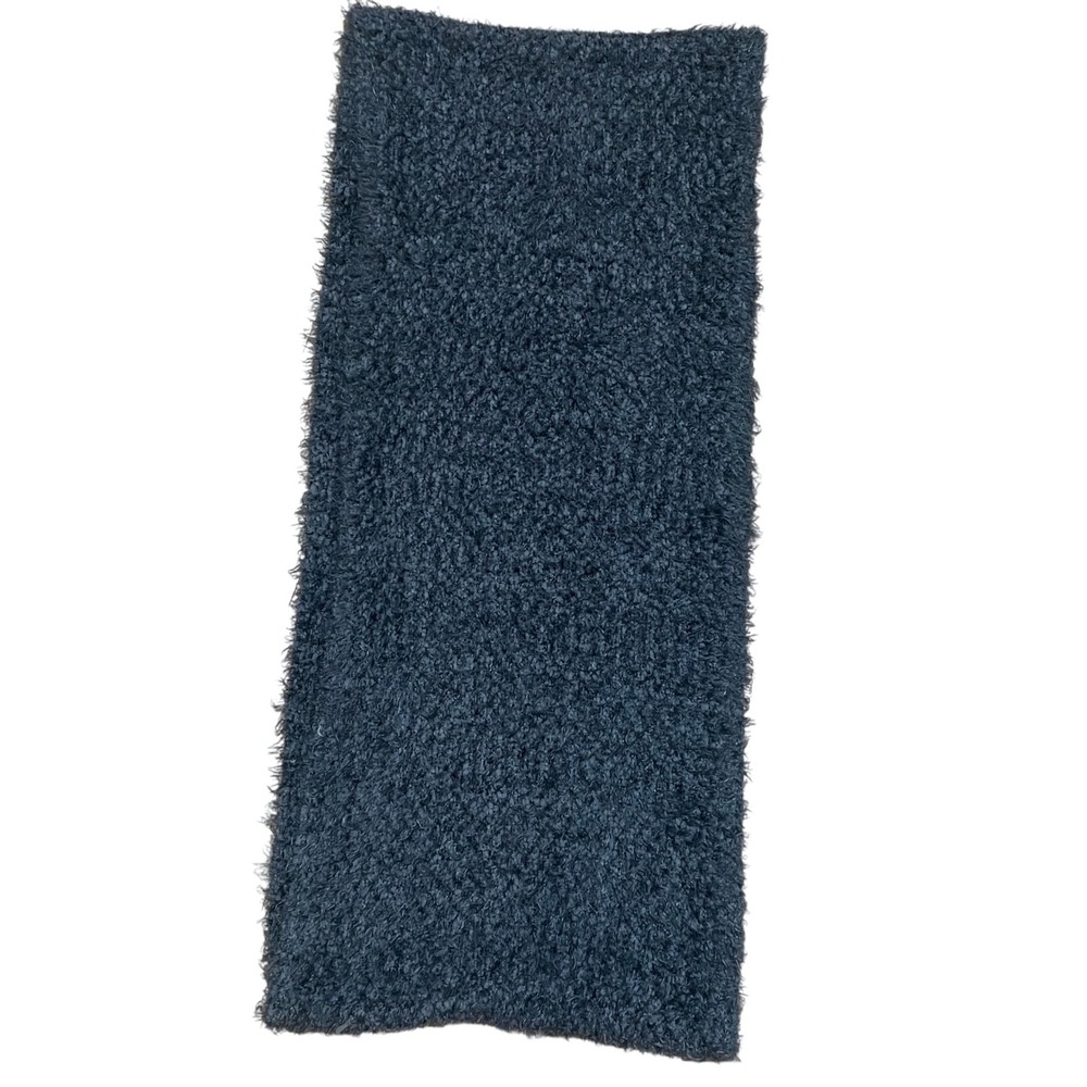 Abercrombie & Fitch Fuzzy‎ Infinity Scarf Charcoal Gray Knit Cozy Winter Warm
